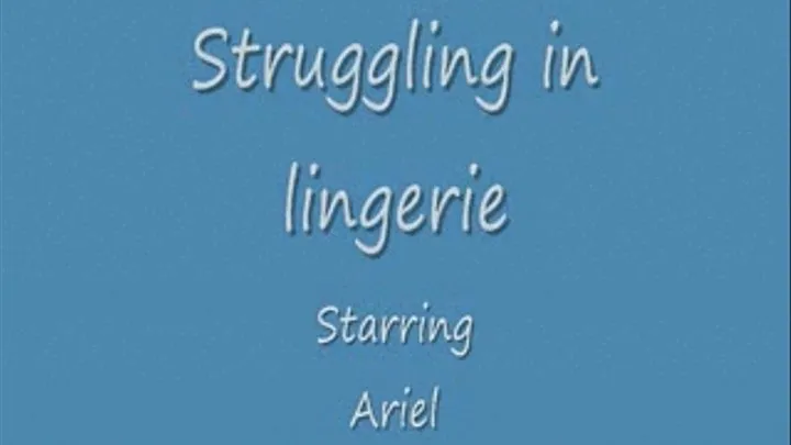 Ariel lingerie bound