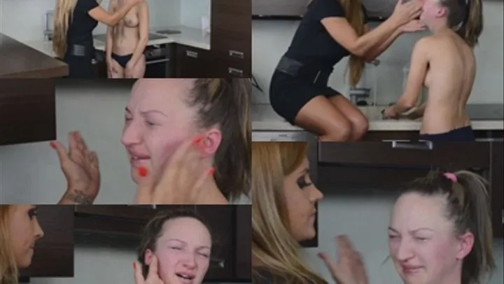 FACESLAPPING IN THE KITCHEN - DOMINA DOROTHY BLACK & SLAVE MELANIA CASTRO - FULL FILM - CIINEMA LINE BY EMILIO HUNTER