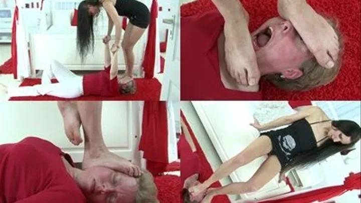 TRAMPLE FACE EXTREME - TOP DOMINA SCARLETT & SLAVE UGLY SIMONE - PART4 - BY EMILIO HUNTER