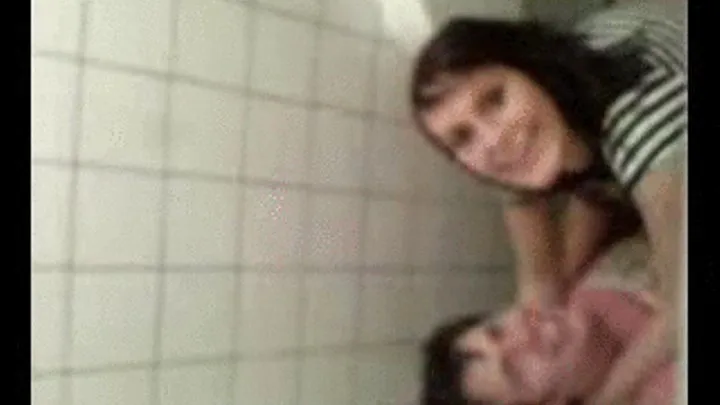 Couple caught fucking in bathroom