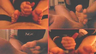 FOOTJOB COMPILATION 2009 (2 complete scenes)