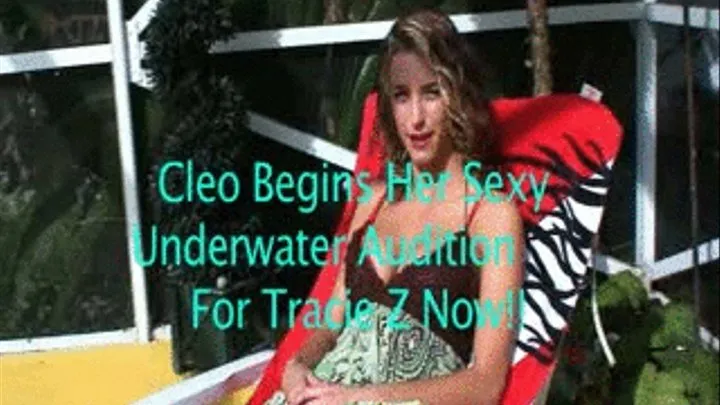 CLEO'S FIRST AUDITION