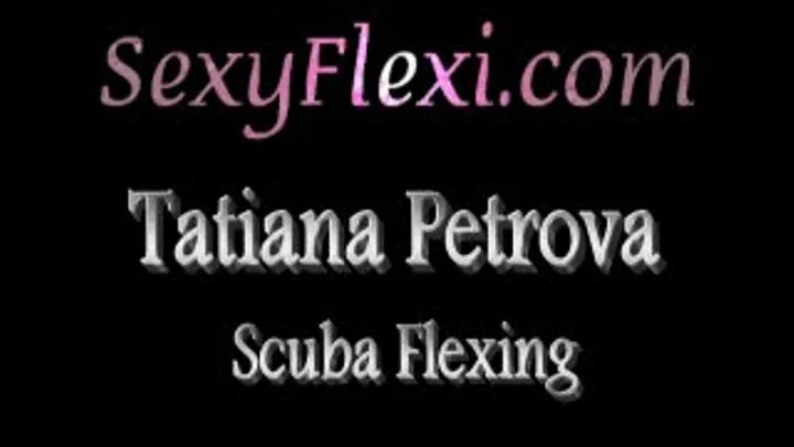 TATIANA PETROVA DOES SCUBA