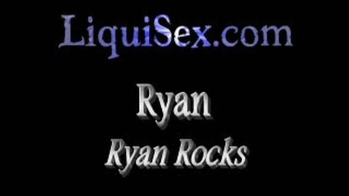 RYAN WITH A GLASS DILDO