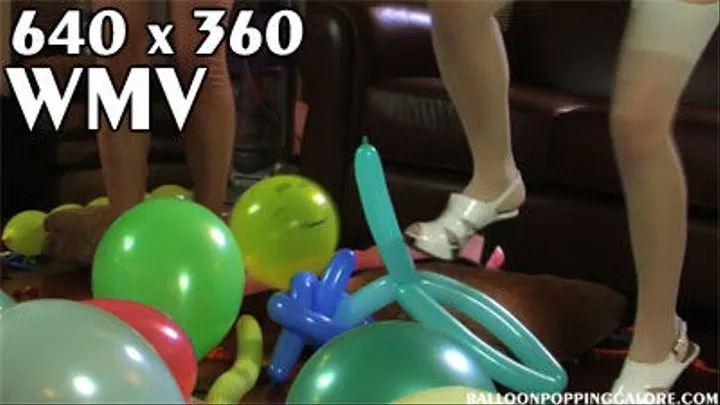 The taming of the Balloons Pt 9 Heel Popping