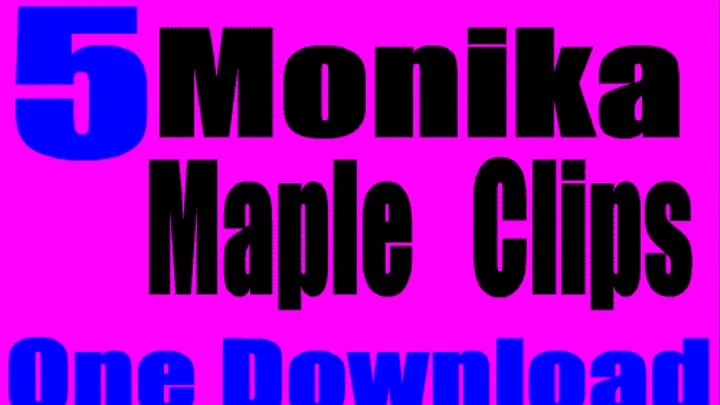 The Best Of Monika Maple!