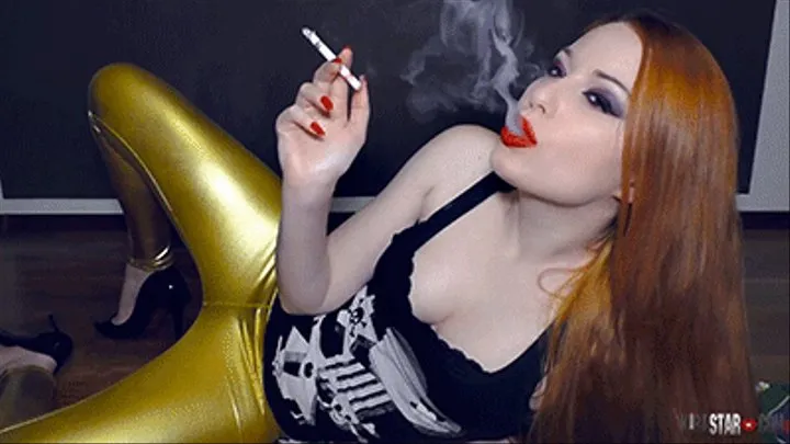 Gold Spandex and Smoking