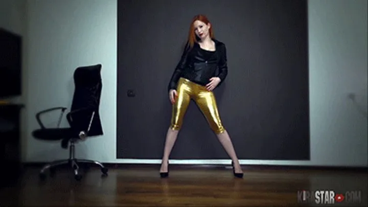 Gold Spandex Leggings