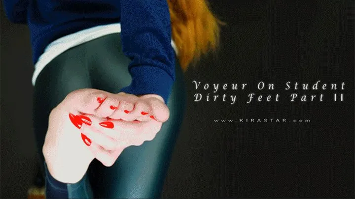 Voyeur On Student Dirty Feet Part ll