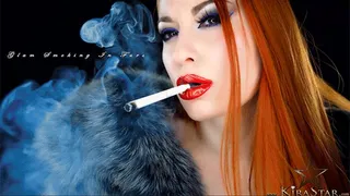 Glam Smoking In Furs