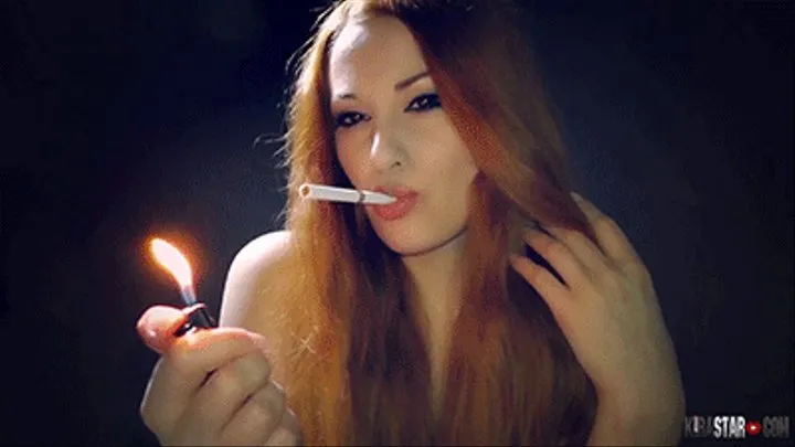 Red Hair And Erotic Smoking