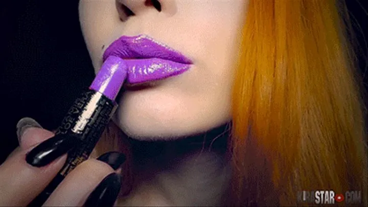 Seductive Purple Lips