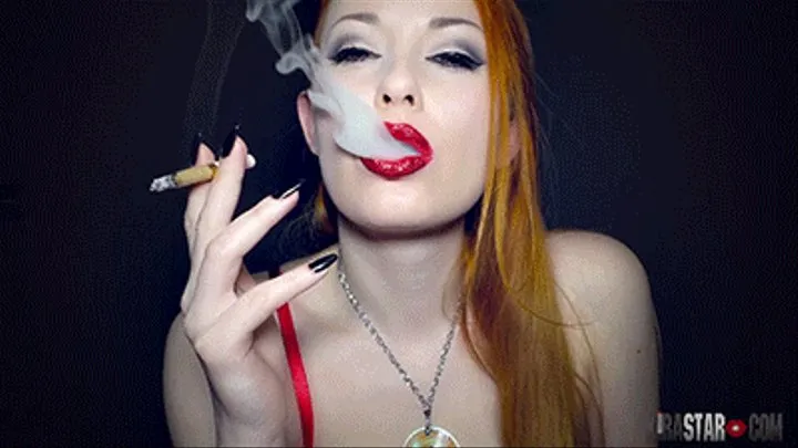 Magical Red Lips Smoking