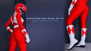 Defeated Red Power Ranger Part lll