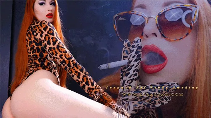 Leopard Set Erotic Smoking