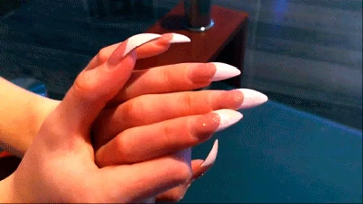 White Finger Nail Fetish