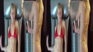 3D - Mattress deflating in bikinis