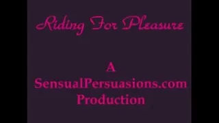 Riding For Pleasure