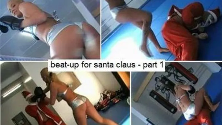 Fightchicks020 Beat-up for santa claus - firsthalf