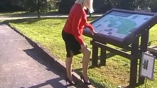 High Heels Walk in Public 09