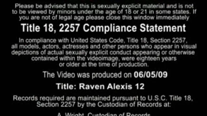 Raven Alexis - part 1