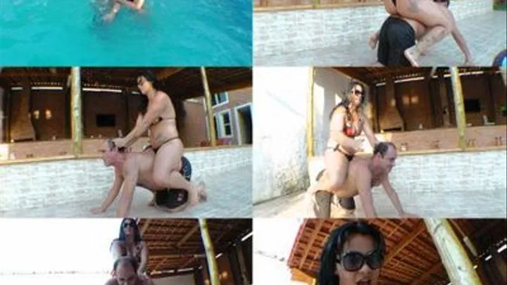 MIXED FIGHTING INSIDE OF SWIMMING POOL - mistress CRISTINE CASTELLARI - NEW MF 2012 - CLIP 02 - exclusive MF