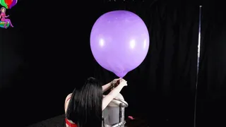 Nina's Multiple Helium Balloon Popping Cam 2