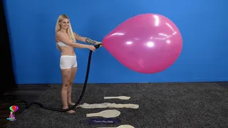 Harley Machine Pops Huge Balloons Part 1