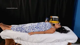 Nina Uses Defibrillator on Michelle in Emergency Room Medical Fetish