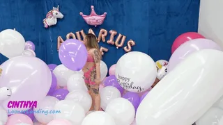 Cinthya's Birthday Mass Balloon Popping