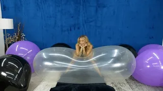 Chelsea C Plays and Pops with the MOAB Airship Balloon