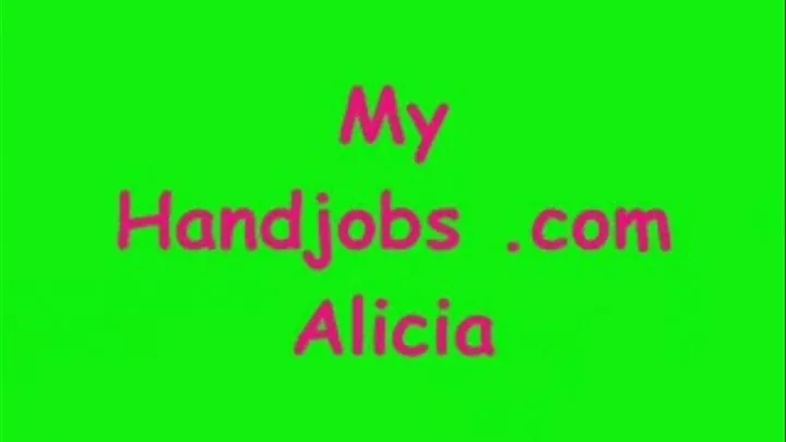 Exclusively Alicia Handjob