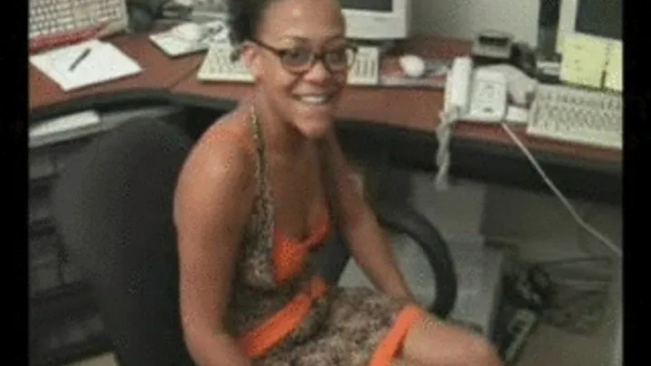 Black Secretary Handjob