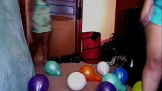 Girl On Girl Balloon Play