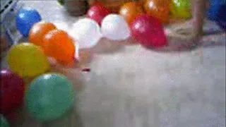 Barefoot Balloon Popping