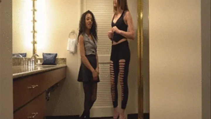 Tall Bella with Petite Alex