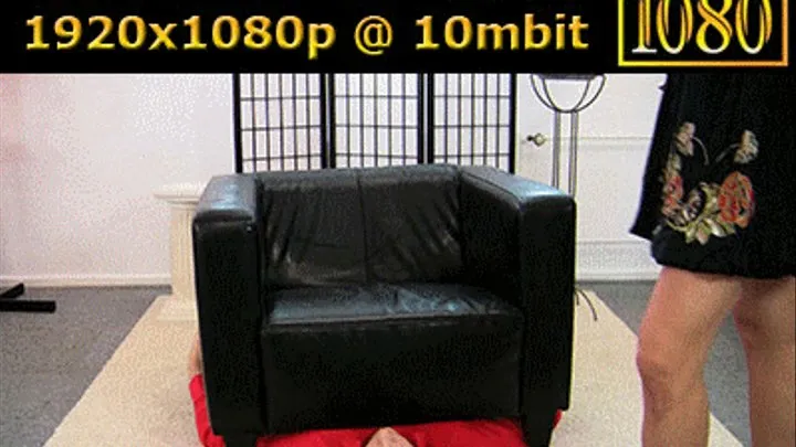 0006 - Jenia is crushing her slave under a couch (WMV, FULL HD, Pixel)