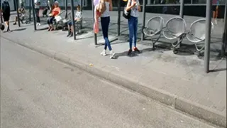 German Nikes Ladies With Balloons