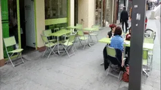 3 French Ladies Are Amused To Watch You Filming Them