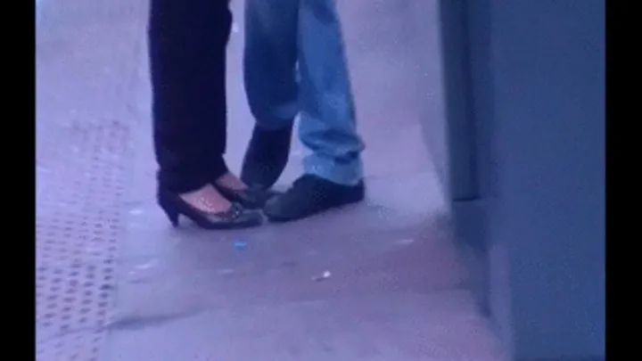 Brown pumps lady with her lover