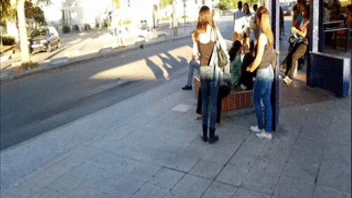 Smoking Girl with Chucks