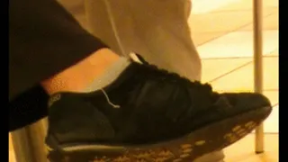 Sneakers soles closeup
