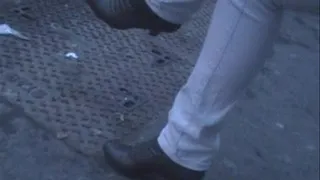 3 smoking girls in boots