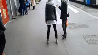 Nice Half Boots & Stockings in North Western France