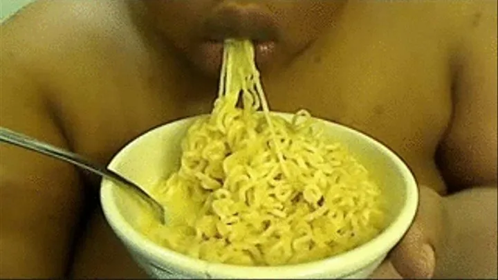 Big Lips Slurping Long Noodles Pt2