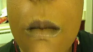 Big Lips Up and Close