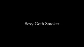 Sexy Goth Smoker