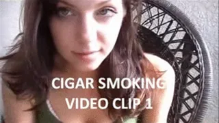 CIGAR SMOKING VIDEO CLIP 1