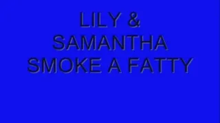 MP4 -SAMANTHA & LILY SMOKE A FATTY