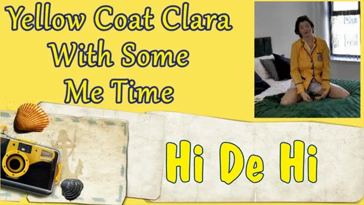 Yellow Coat Clara with Some Me Time